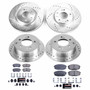 PowerStop K5838 - Power Stop 10-13 Kia Forte Front & Rear Z23 Evolution Sport Brake Kit