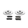 PowerStop K5857 - Power Stop 11-14 Honda Odyssey Front Z23 Evolution Sport Brake Kit