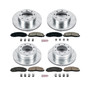 PowerStop K6405 - Power Stop 13-22 Ford F-350 Super Duty Front & Rear Z23 Evolution Brake Kit