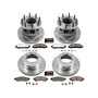 PowerStop K6527-36 - Power Stop 2012 Ford F-350 Super Duty Front and Rear Z36 Truck & Tow Brake Kit