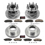 PowerStop K6527 - Power Stop 2012 Ford F-350 Super Duty Front & Rear Z23 Evolution Brake Kit