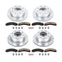 PowerStop K6992 - Power Stop 15-19 GMC Sierra 2500 HD Front & Rear Z23 Evolution Brake Kit