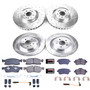 PowerStop K7246 - Power Stop 13-16 Mercedes-Benz GL350 Front & Rear Z23 Evolution Sport Brake Kit