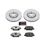 PowerStop K7299-36 - Power Stop 16-18 Fiat 500X Front Z36 Truck & Tow Brake Kit