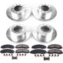 PowerStop K7423-36 - Power Stop 17-22 Ford F-550 Super Duty Front and Rear Z36 Truck & Tow Brake Kit