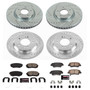 PowerStop K7511 - Power Stop 17-19 Hyundai Sonata Front & Rear Z23 Evolution Sport Brake Kit