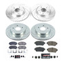 PowerStop K8289 - Power Stop 18-19 Nissan Rogue Front & Rear Z23 Evolution Sport Brake Kit