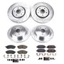 PowerStop K8878 - Power Stop 2014 Infiniti QX70 Front & Rear Z23 Evolution Brake Kit