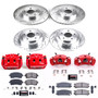 PowerStop KC1121 - Power Stop 1998 Subaru Impreza Front & Rear Z23 Evolution Sport Brake Kit w/Calipers