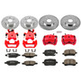 PowerStop KC1618 - Power Stop 04-08 Chevrolet Malibu Front & Rear Z23 Evolution Sport Brake Kit w/Calipers