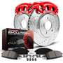PowerStop KC2009 - Power Stop 02-06 Cadillac Escalade Front Z23 Evolution Sport Brake Kit w/Calipers