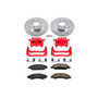 PowerStop KC2069 - Power Stop 08-19 Cadillac Escalade Front Z23 Evolution Sport Brake Kit w/Calipers