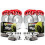 PowerStop KC2862-26 - Power Stop 14-15 INFINITI Q60 Front and Rear Z26 Street Kit w/Cals
