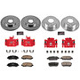 PowerStop KC4017A - Power Stop 08-17 Mitsubishi Lancer Front & Rear Z23 Evolution Sport Brake Kit w/Calipers