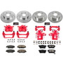 PowerStop KC6942 - Power Stop 2013 Acura ILX Front & Rear Z23 Evolution Sport Brake Kit w/Calipers