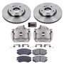 PowerStop KCOE165B - Power Stop 05-09 Hyundai Tucson Front Autospecialty Brake Kit w/Calipers