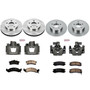 PowerStop KCOE2762A - Power Stop 1993 Cadillac Eldorado Front & Rear Autospecialty Brake Kit w/Calipers