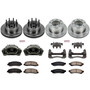 PowerStop KCOE5586 - Power Stop 07-08 Ford F-250 Super Duty Front & Rear Autospecialty Kit w/Calipers