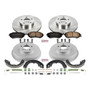 PowerStop KOE15141DK - Power Stop 2002 Subaru Impreza Outback Front & Rear Autospecialty Brake Kit