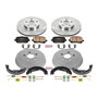 PowerStop KOE15200DK - Power Stop 03-08 Toyota Corolla Front & Rear Autospecialty Brake Kit