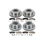PowerStop KOE1907 - Power Stop 99-04 Ford F-350 Super Duty Front & Rear Autospecialty Brake Kit