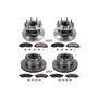 PowerStop KOE4034 - Power Stop 05-07 Ford F-350 Super Duty Front & Rear Autospecialty Brake Kit