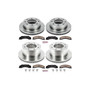 PowerStop KOE5560 - Power Stop 2011 GMC Sierra 3500 HD Front & Rear Autospecialty Brake Kit