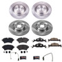 PowerStop KOE8053 - Power Stop 2018 Audi Q5  Front & Rear Autospecialty Brake Kit