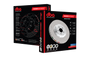 DBA DBA52355BLKXS - 05-07+ Lotus Elise Front/Rear Drilled & Slotted 5000 Series 2 Piece Rotor Assembled w/ Black Hat