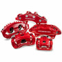 PowerStop S2614C - Power Stop 06-12 Mitsubishi Eclipse Front Red Calipers w/Brackets - Pair