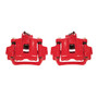 PowerStop S2726 - Power Stop 03-09 Toyota 4Runner Rear Red Calipers w/Brackets - Pair