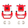 PowerStop S2780A - Power Stop 07-12 Nissan Altima Rear Red Calipers w/Brackets - Pair
