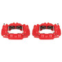 PowerStop S2984 - Power Stop 03-09 Toyota 4Runner Front Red Calipers w/o Brackets - Pair