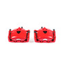 PowerStop S3702 - Power Stop 07-08 Infiniti G35 Front Red Calipers w/Brackets - Pair
