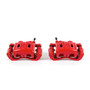 PowerStop S4670A - Power Stop 97-04 Mitsubishi Diamante Front Red Calipers w/Brackets - Pair