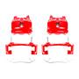 PowerStop S4810 - Power Stop 99-02 Jeep Grand Cherokee Front Red Calipers w/Brackets - Pair
