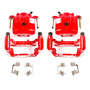 PowerStop S4906 - Power Stop 05-08 Chevrolet Cobalt Front Red Calipers w/Brackets - Pair