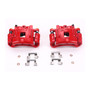 PowerStop S4938 - Power Stop 04-08 Chevrolet Colorado Front Red Calipers w/Brackets - Pair