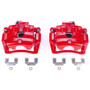 PowerStop S5094 - Power Stop 2008 Cadillac CTS Rear Red Calipers w/Brackets - Pair