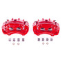 PowerStop S5116 - Power Stop 08-14 Cadillac CTS Front Red Calipers w/Brackets - Pair