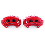 PowerStop S5168 - Power Stop 08-14 Cadillac CTS Front Red Calipers w/Brackets - Pair