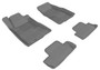 3D MAXpider L1FR06501501 - 2005-2009 Ford Mustang Kagu 1st & 2nd Row Floormats - Gray