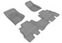 3D MAXpider L1JP01101501 - KAGU Floor Mat; Gray; 3 pc.; 2 pc. Front Row; 1 pc. 2nd Row;