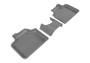 3D MAXpider L1MN01821501 - 2017-2019 Mini Countryman Kagu 2nd Row Floormats - Gray