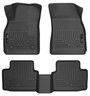 Husky Liners 98191 - 13 Chevy Malibu WeatherBeater Black Front & 2nd Seat Floor Liners