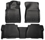 Husky Liners 99591 - 12-13 Toyota Tundra Weatherbeater Black Front & 2nd Seat Floor Liners