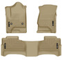 Husky Liners 98233 - 14 Chevrolet Silverado/GMC Sierra WeatherBeater Tan Front & 2nd Seat Floor Liners