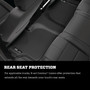 Husky Liners 54821 - 19-23 Subaru Ascent X-Act Contour Black 2nd Row Floor Liners