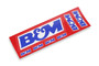 B&M 669959 - Decal; BM Logo; 2.5 in. x 7.75 in.;