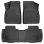 Husky Liners 99141 - Weatherbeater 17-23 Cadillac XT5 / 17-23 GMC Acadia Front & 2nd Seat Floor Liners - Blk